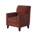 Armchair - Lark Manor™ Aravis 30" Wide Armchair Wood/Polyester/Fabric in Red/Brown | 38 H x 30 W x 32 D in | Wayfair