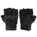 Uxcell Men s Outdoor Fingerless Gloves Half Finger Gloves Breathable Workout Gloves Black XL
