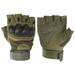 Uxcell Men s Outdoor Fingerless Gloves Half Finger Gloves Breathable Workout Gloves Green L