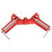 BYARSS 90 Degree Right Angle Mitre/Corner Clamp Sets Fixture Picture Frame Holder Woodworking Aluminum Alloy Tool for Desk Red