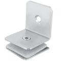 90Â° Stainless Steel Bathroom Shower Glass Door Clip Clamp Hinge Door Support Bracket