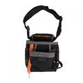 Baverta Tool Belt - Tool Belt Pouch Electrician Bag Portable Waist Electrician Pouch Bag 8 Pockets(Black Grey Edge)
