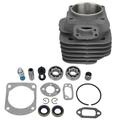 Baverta Cylinder Piston Kit -Cylinder Piston Set 2in Big Bore Cylinder Piston Kit Accessories Fit for Husqvarnas 162 266 266SE Chainsaw