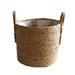 Orchip Woven Flower Basket Straw Weaving Basket Plant Flower Pots Cover Garden Plant Containers Wicker Rattan Vase Storage Bins Box Container Sundries Organizer