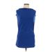 Vince Camuto Sleeveless Top Blue Cowl Neck Tops - Women's Size Large