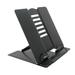 ZTGD Metal Book Stand Angle Adjustable Stable Support Space-saving Avoid Neck Pain Foldable Ergonomic Tablet Stand