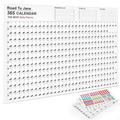 Teissuly 2024 Wall Calendar 2024 Large Wall Planner Annual Planner Yearly Planner Monthly Planner 2024 Planner International Calendar