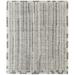 Gray/White 117 x 93 x 0.71 in Area Rug - Hokku Designs Rectangle Jalaycia Wool Area Rug Wool | 117 H x 93 W x 0.71 D in | Wayfair