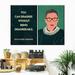 Dakota Fields Ruth Bader Ginsburg Quote Multi Piece Canvas Print On Canvas 2 Pieces by Jennifer T Set Canvas in Gray | Wayfair