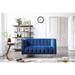 House of Hampton® 56.69" Velvet Square Arm Loveseat Velvet in Blue | 29.13 H x 56.69 W x 34.64 D in | Wayfair 5F8939A011BB4A03AB5F0E4E8D5D8281