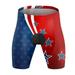 SZXZYGS Sweatpants for Men Baggy Fit Summer Mens Leisure Sports Fashion 3D Printing Independence Day Short Cycling Pants