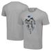 Men's Starter Heather Gray New England Patriots Logo Graphic T-Shirt