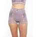 Plus Size Women's Pin Up Lace Control Panty Panty by Rhonda Shear in Purple Grey (Size 4X)
