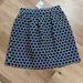Kate Spade Skirts | Kate Spade “Skirt The Rules” Navy Polka Dot Winter Seaside Skirt - Size 8 | Color: Blue/Cream | Size: 8