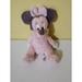 Disney Toys | Disney Parks Pink Baby Minnie Mouse Bell Rattle Stuffed Plush 10 Inches Pl | Color: Pink | Size: Osbb