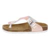 Zehentrenner LICO "Zehenstegpantolette Bioline Trend Kids", Gr. 34, rosa, Synthetik, Schuhe