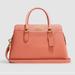 Coach Bags | Coach Leather Coral Carryall Satchel Crossbody W/ Gold Hardware | Color: Orange/Pink | Size: Os