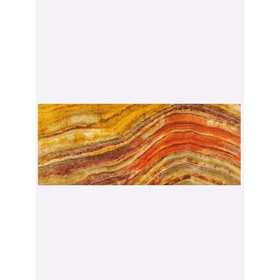 Fußmatte WASH+DRY BY KLEEN-TEX Teppiche Gr. B/L: 60 cm x 180 cm, 7 mm, 1 St., orange (terra, gemustert) Fußmatten gemustert