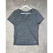 Adidas Tops | Adidas Climalite Gray Space Dye T-Shirt Top Womens Xl Short Sleeve V-Neck Tee | Color: Gray | Size: Xl