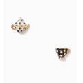 Kate Spade Jewelry | Kate Spade Tea Cup Stud Earrings Jewelry Pouch Included | Color: Black/White | Size: Os