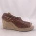 Michael Kors Shoes | Michael Kors Huarache Style Espadrille Wedges | Color: Brown/Tan | Size: 9