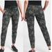 Athleta Pants & Jumpsuits | Athleta Trekkie North Jogger Pants Olive Green Floral Women's Size 8 | Color: Black/Green | Size: 8