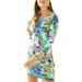 Lilly Pulitzer Dresses | Lilly Pulitzer Marlowe Pima Cotton Multi Color Mini Dress Resort Sz.Xxs | Color: Green/Pink | Size: Xxs