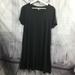 Madewell Dresses | Madewell Black Short Sleeve Tee Shirt Dress M | Color: Black | Size: M