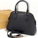 Michael Kors Bags | Michael Kors (Nwt Veronica Medium Saffiano Leather Dome Satchel Black Color | Color: Black/Gold | Size: Various