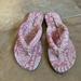 Free People Shoes | Free People Ladies Verdra Flip Flops Sz 8 | Color: Pink/White | Size: 8