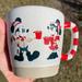 Disney Dining | Disney Mickey And Minnie Mouse Pluto Holiday Christmas Mug | Color: Cream/Red | Size: Os