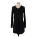 Venus Casual Dress - Shirtdress: Black Dresses - Women's Size Small