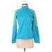 Adidas Active T-Shirt: Blue Solid Activewear - Women's Size Small