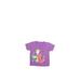 Kids Tees By Stephen Joseph Short Sleeve T-Shirt: Purple Marled Tops - Size 6 Month