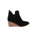 Blondo Wedges: Black Solid Shoes - Women's Size 10 - Almond Toe