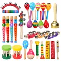 Jouets musicaux en bois Montessori pour enfants hochets pour bébés jouets musicaux amusants