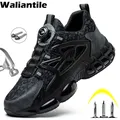 Walitalk le-Chaussures de travail de sécurité pour hommes bottes de travail de construction Parker