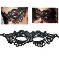 Black Queen-Masque en dentelle brodé pour femme appliques de fête masque de carnaval masque de