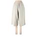 Josephine Chaus Casual Pants - High Rise Culottes Culotte: Silver Bottoms - Women's Size 12