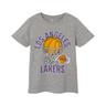name it - T-Shirt Nkmnald La Lakers In Grey Melange, Gr.116