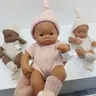 Black Reborn Dolls Silicone Reborn Baby Doll 20cm Dolls Baby Reborn Baby Doll Toys Soft Touch