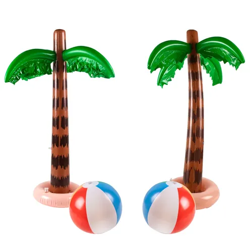 Hawaii Party Spielzeug aufblasbare Kokosnuss baum Palmen Spielzeug Hawaii tropische Party