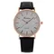 Neue Herren uhr Mode lässig ultra dünne Uhren einfache Herren Business Leder Quarz Armbanduhr Uhr