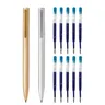 Metall Gel Stift mit Refill für Xiaomi Metall Zeichen Stifte 0 5mm Glatte Tinte Unterzeichnung
