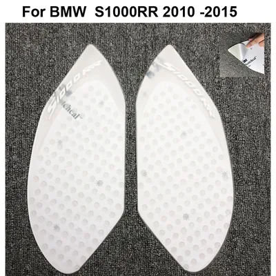 Neue Transparent Anti slip Kraftstoff Tank Pads Seite Gas Knie Grip Traction Pad Für BMW S1000R