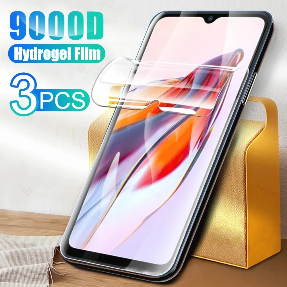 3 Stück Hydrogelfolie für Xiaomi Redmi 8 8A 9 9A 9C Pro Max 8T 9T 9S Displayschutzfolie Image