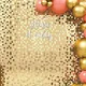 2m x 1m Ballon Regen Vorhang Gold helle Farbe Party Dekoration Mode Accessoire für Hochzeitstag