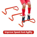 4 stücke Kinder Fußball Mini Hürden tragbare Geschwindigkeit strain ing Fußball ausrüstung