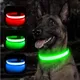 LED leuchtendes Hunde halsband verstellbar blinkend wiederauf ladbar leuchtendes Halsband Nacht
