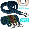 5 pezzi corde elastiche 2M corde elastiche per bagagli pesanti cinghie elastiche per bagagli con